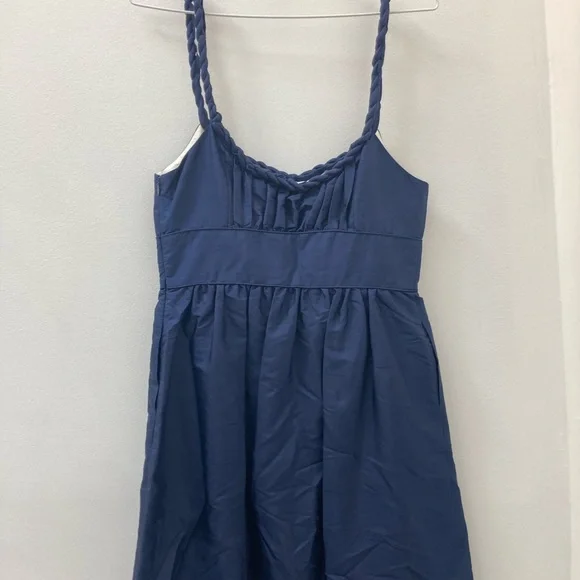 J.Crew 100% silk dress in navy size 6 - Picture 9 of 9